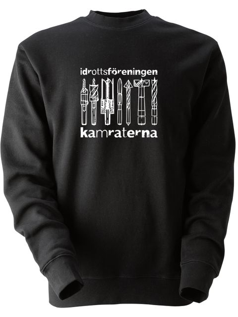 Collegetröja, Svart - Bits